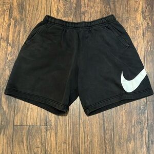 NIKE Men’s L Black Sweatshirt Shorts